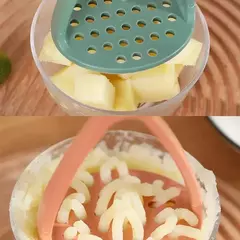 Liquidificador de alimentação para bebês para alimentos, Ferramentas moedeiras Frutas, vegetais, purê de batatas, Processador de segurança manual - Wolf Magazine