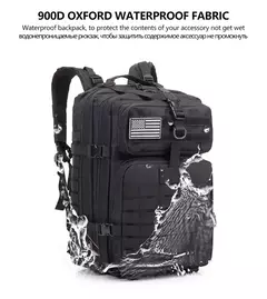 Mochila de viagem tática impermeável para homens, mochilas de grande capacidade, esportes ao ar livre, bolsas multifuncionais 50L, 35L, 25L na internet