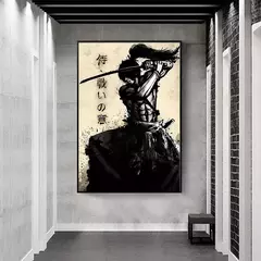 Japonês Samurai Canvas Pintura Wall Art, Cartazes e Impressões de Personagem, Decoração para Casa, Imagem para Sala, Quarto Estética - Wolf Magazine