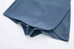 TRAF-Mini-saia de cintura alta feminina, calção envoltório, preto, rosa, sexo, verão, moda outono