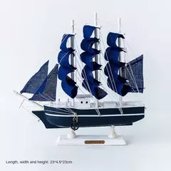 Modelo De Veleiro De Madeira Artesanato Ornamentos, Sala De Estar, Gabinete De TV, Quarto, Desktop, Decoração Home Criativa, Acessórios, Presente De Aniversário - comprar online