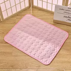 Imagem do Ultimate legal pet cama almofada de seda gelo para cães gatos respirável verão tapete sono máximo conforto resfriamento cão gato esteira