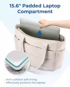 BAGSMART Bolsa feminina de grande capacidade, cor sólida, bolsa versátil para viagens, trabalho, estudante, classe, sacola de compras na internet