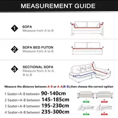 Capa de sofá Jacquard grosso para sala de estar, elástico, tudo incluído, capa de sofá, Stretch, em forma de L, sofá de canto Slipcovers, 1, 2, 3, 4 lugares - loja online