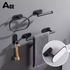 Barra De Toalha De Banho 304 Toalheiros De Aço Inoxidável Toalha Anel Toalha Suporte Do Papel Higiênico Escovado Ouro Banheiro Hardware Acessórios Set - Wolf Magazine