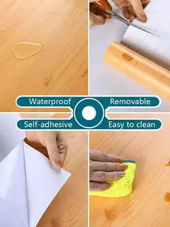 Papel De Parede De Vinil Auto-Adesivo, Madeira Prancha Adesivos De Parede, Película Decorativa, Papel De Contato, Parede De Cozinha, Home Decor na internet