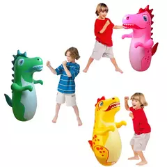 Saco de perfuração inflável para crianças e adultos, Dinosaur Boxing Tumbler, brinquedos esportivos, jogo ao ar livre, presente infantil, meninos - comprar online