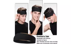 Austto Sports Headband para homens e mulheres, Slim Workout Sweatband, Running System, Outdoor, Cooling - comprar online