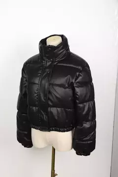 Casaco de couro PU feminino, casaco grosso quente, casacos da moda, zíper elegante, jaquetas de couro falso, tops pretos