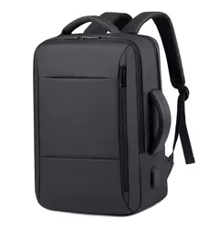 Mochila impermeável de grande capacidade para homens Carregamento USB Bagpack para laptop masculino Mochila de viagem de negócios na internet