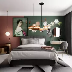 Hexagon 3D Espelho Adesivo de Parede, Sala Adesivos, Decoração do Quarto, Banheiro, Decoração de Casa, Vários tamanhos, DIY TV Fundo - comprar online