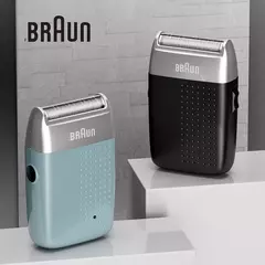 Fang Braun barbeador elétrico para homens, aparador de barba portátil aparador de cabelo, máquina de barbear recarregável original M1900