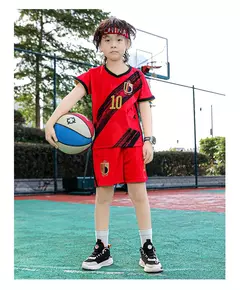 Tênis antiderrapante de basquete para crianças, resistente ao desgaste, malha, respirável, fivela rotativa, crianças pequenas, casual, formadores, moda na internet