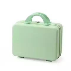 Mini caixa de maquiagem vintage 14 Polegada portátil viagem saco de higiene pessoal prático caso de armazenamento para acessórios cosméticos bloqueio senha na internet