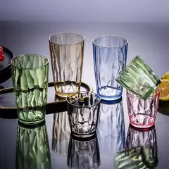 Imagem do Copos de acrílico inquebráveis, copos de água inquebráveis, suco de frutas cerveja Champagne Cup for Bar, 490ml
