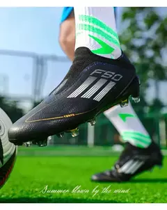 Imagem do Sapatilhas de futebol antiderrapantes unissex, bota de futebol profissional, sapatilha leve confortável, ao ar livre, campo, profissional, original, TF, FG, homens, campo, original