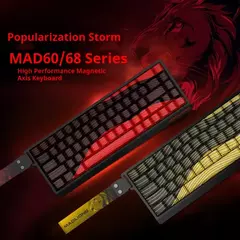 Madcatz mad60 mad68 he teclado mecânico interruptor magnético teclado com fio rgb gatilho rápido madlions mad60he teclado personalizado - comprar online
