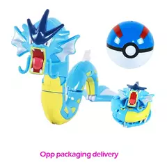 Imagem do Pokemon Pokeball Figura, Pikachu, Charizard, Venusaur, Blastoise, Mewtwo, Gyarados, Solgaleo, Lunala, Eevee, Poke Ball, Presente Toy