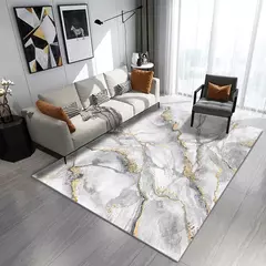 Tapete de mármore abstrato moderno para sala de estar, Tapetes de grande área, Tapete antiderrapante, Tapete de entrada do quarto, Decorações Home - Wolf Magazine