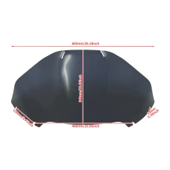 Capa de carenagem para para-brisa de motocicleta, 13 polegadas, para harley touring, road glide especial ultra cvo fltrx fltrk fltru 2015-2024 - Wolf Magazine
