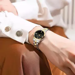Curren-relógio de quartzo feminino, original, elegante, feito de aço inoxidável, à prova d'água, para as mulheres - comprar online