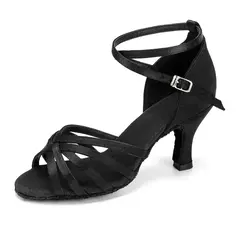 Sapatos de dança latina de venda imperdível para mulheres sapatos de dança de salão feminino sapatos de dança salsa saltos 5 cm/7 cm