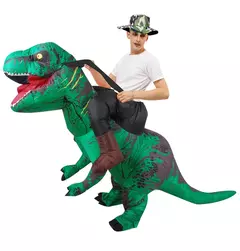 Adulto crianças t-rex dinossauro trajes infláveis purim halloween natal mascote anime festa cosplay traje vestido ternos extravagantes na internet