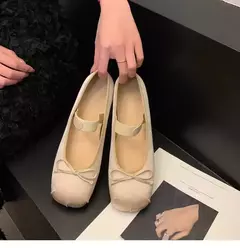 Sapatos de balé de seda cetim de luxo para mulheres, clássico quadrado toe, gravata borboleta, elástico, bailarina para senhoras, sapatos macios - Wolf Magazine