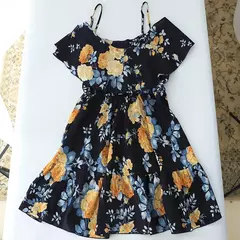 Vestido de deslizamento estampado fora do ombro feminino, babado, alça, mini vestido, floral, sem costas, curto, praia, verão, 2024 na internet
