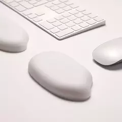 Kawaii Mouse Pad com Descanso De Pulso De Silicone para Computador e Laptop, Ergonômico Teclado Pad, Tapete de Mesa, Apoio Braço Descanso, Novo