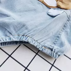 Verão 1pc crianças do bebê meninos roupas de jumper calças curtas da criança infantil menino calças jeans shorts macacão dungarees