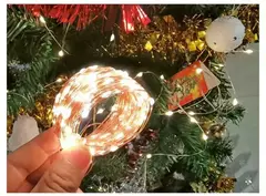 Impermeável USB LED String Lights, Silver Wire, Guirlanda, Luzes de fadas, Natal, Casamento, Feriado, Decoração do partido, 5m - Wolf Magazine