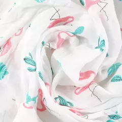 Imagem do Bebê recém-nascido Swaddle Blanket, Algodão De Musselina De Duas Camadas, Gaze De Banho Infantil, Envoltório Infantil, Capa Do Carrinho, Macio, 110x120cm