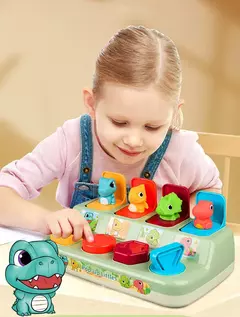 Imagem do Atividade interativa Pop Up Toy para bebês, Child and Effect Toy, Jogos de desenvolvimento, Montessori, Educational Learning Toys