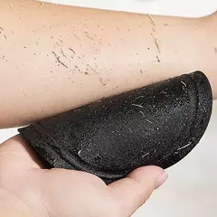 Escova de banho esfoliante do corpo preto, removedor de pele morta, ferramentas de banho, toalha de banho circular indolor, material PVA - comprar online