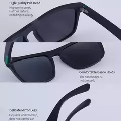 Óculos de sol polarizados para homens e mulheres, óculos de sol clássicos, esportes ao ar livre, ciclismo, óculos de corrida, novos óculos UV400