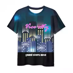 Camisetas de manga curta superdimensionadas para homens e mulheres, Game GTA Tops, T-shirt impresso 3D, Grand Theft Auto Vice City, roupas infantis, moda - comprar online