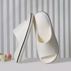 Chinelos de EVA antiderrapantes para mulheres, chinelos de praia, sandálias planas, chinelos de banheiro, cor sólida, casal, verão, 2022, 2024 na internet