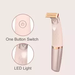 Portátil USB recarregável indolor feminino barbeador, perna e axila cabelo, aparador de barbear elétrico para mulheres, senhoras - comprar online