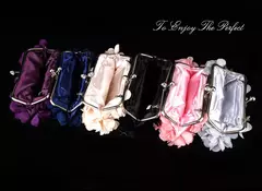 Bolsa de embreagem floral para mulheres, bolsa de casamento para noivas e senhoras, 8 cores, branco, azul, roxo, sacos de flores de noite na internet