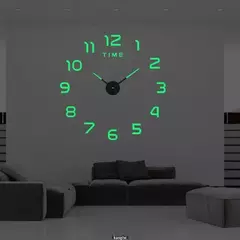 Grande Espelho Acrílico Adesivos Relógio De Parede, 3D DIY Relógios De Quartzo, Design Moderno, Relógios De Moda, Sala De Estar, Home Decor, Horloge, 2023 - comprar online