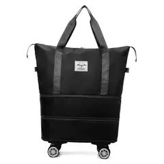 Multi-Function Wheel Travel Bag, Ultra-Light, separação portátil, seco e úmido, armazenamento de bagagem, grande capacidade, Fitness Bag - Wolf Magazine
