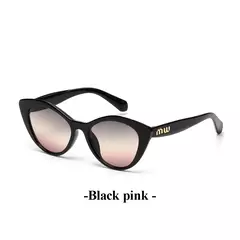 Ruiao-Cat Eye óculos escuros para homens e mulheres, marca de luxo, designer, alta qualidade, carta, óculos, menina, moda, óculos, 2024 - loja online