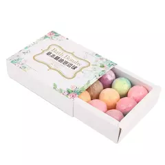 12 pçs/set natural mini artesanal banho de pé spa rico óleos essenciais bola banho mini mão pé spa banho bola - loja online