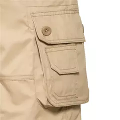 Shorts de praia largas para homens, macacão de bolso múltiplo, calça níquel confortável de algodão para o verão, esportes casuais ao ar livre - loja online