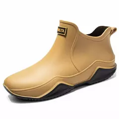 Botas de chuva antiderrapante impermeáveis para homens, sapatos de tornozelo alto para casal, caminhadas, pesca, água, chef, trabalho, ao ar livre, moda, novo - loja online