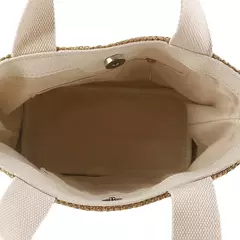 Fsafashion-bolsa de tecido palha para mulheres, bolsa casual para férias, bolsas com alça superior, bolsas de ombro retrô artesanais, moda feminina, 2024 - loja online