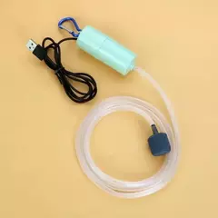 Bomba de ar de oxigênio para aquário, tanque de peixes, usb, silencioso, compressor de ar, aerador portátil, mini pequeno oxigenador, acessórios para aquário, 5v, 1w - comprar online