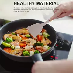 Lmetjma-Conjunto De Utensílio De Cozinha De Silicone, Utensílio De Cozinha Com Suporte De Utensílios, Alças De Padrão De Madeira, Panelas Antiaderentes, JT264, 10 Pcs - comprar online