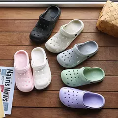 Sapatos de jardim macios para mulheres, sandálias impermeáveis, tamancos de enfermagem interiores, slides interiores ao ar livre, moda, verão